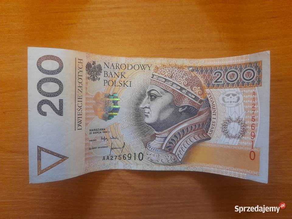 Banknot kolekcjonerski 200zl Oleśnica