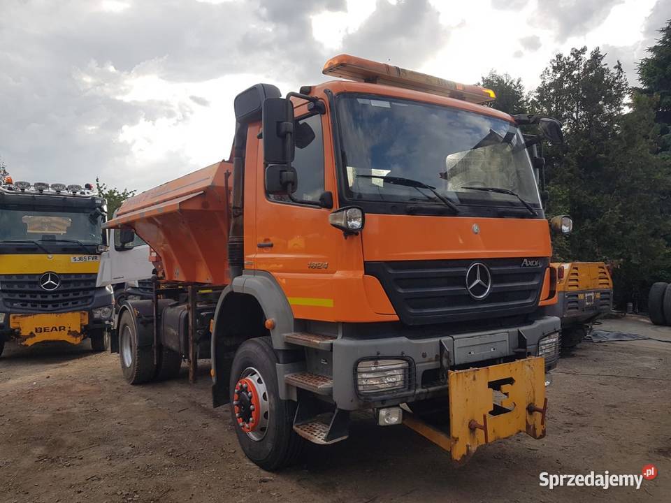 Mercedes Axor 4x4 2011 euro5 piaskarka solarka manualna podkarpackie Ropczyce