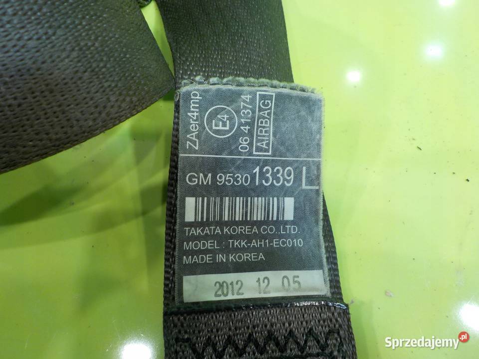 OPEL MOKKA A I 16 B 13r 5D pas bezpieczenstwa Suków