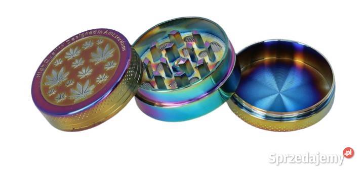 Młynek do Tytoniu Ziół Suszu CBD Grinder Tęczowy Pozostałe Ostrowy nad Okszą