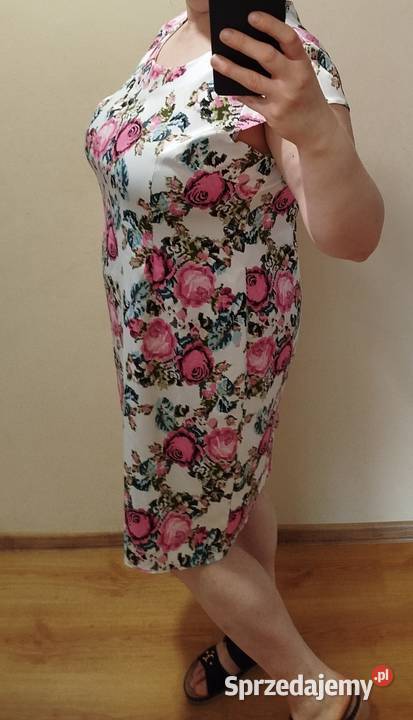 Elegancka sukienka rozmiar 52 Biecz sprzedam