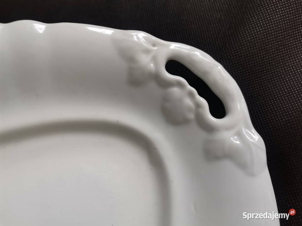 Stary przedwojenny duży półmisek porcelana Porcelana i szkło Katowice