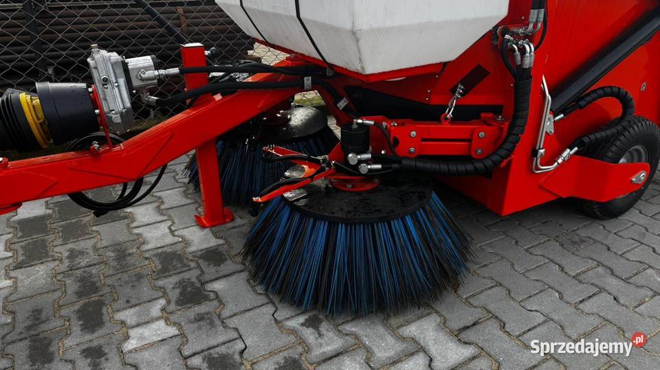 Zamiatarka komunalna MT1 z koszem na odpady