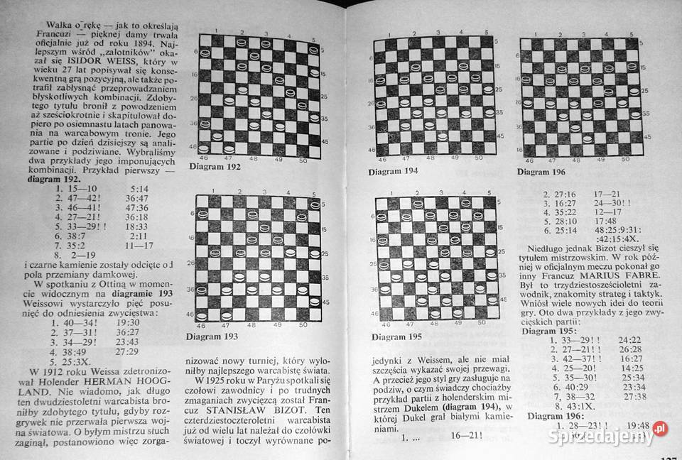Warcaby stupolowe czyli powrót damy Romuald Frey Rok wydania 1979 Pozostałe Chełm