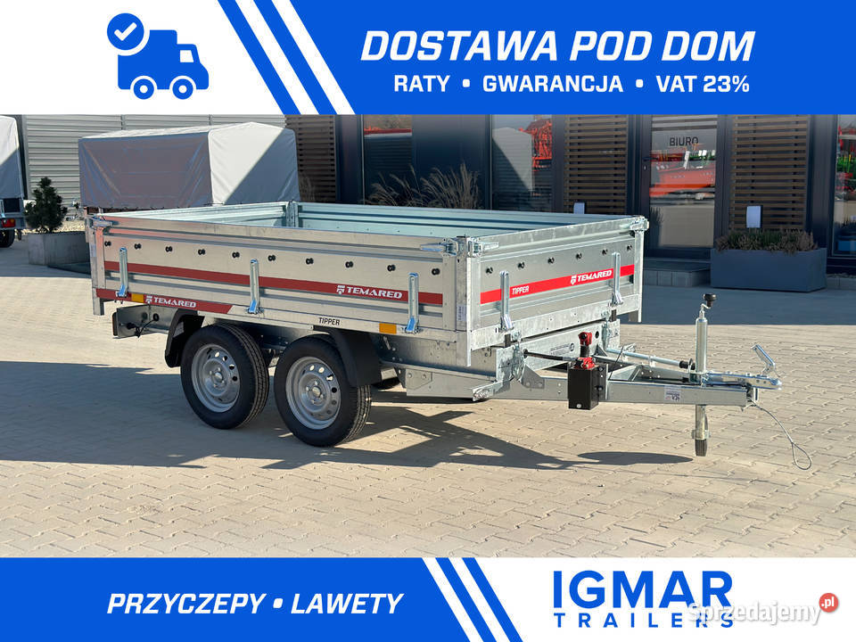 Przyczepa TEMARED TIPPER 2515 CS DMC 1500 Cegielsko