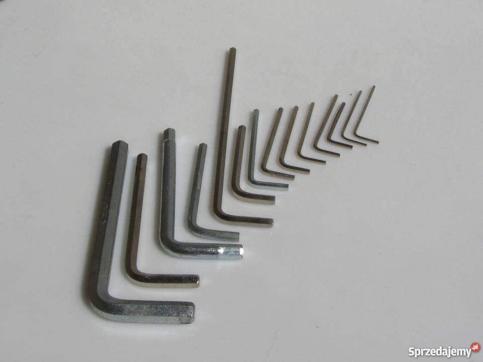 Klucze imbusowe sześciokątne różne rozmiary Olecko