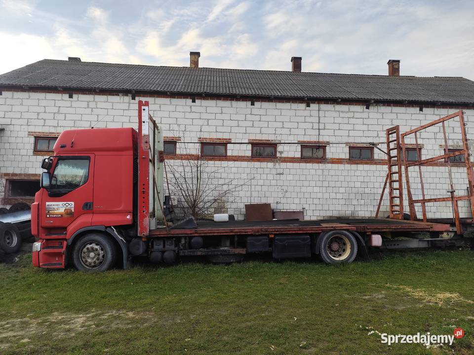 Renault Premium 450 2007r przyczepa Samro tandem Tomaszów Lubelski