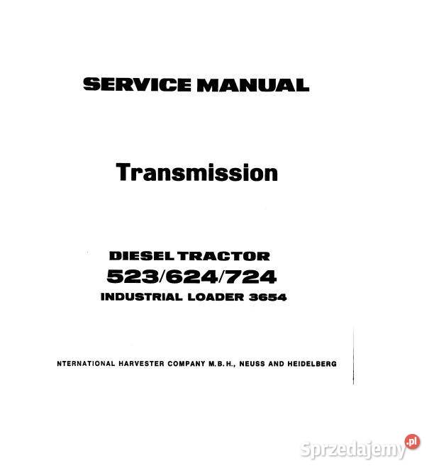 CASE IH 523624724 instrukcja obsługi ciągnik z Kielce
