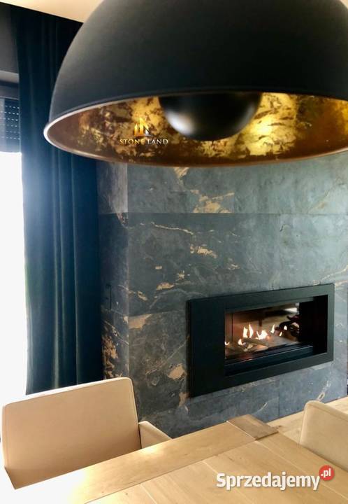 Złoty fornir kamienny K Black Gold na ścianę Opole