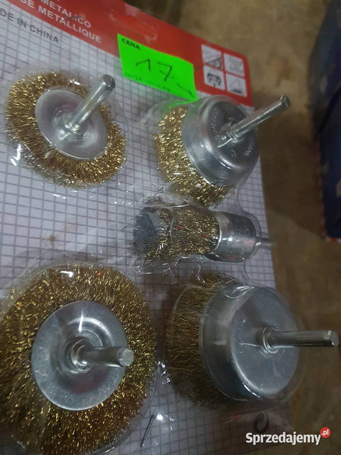 SZCZOTKI DRUCIANE WIERTARKI 5 Sztuk Głogowa sprzedam
