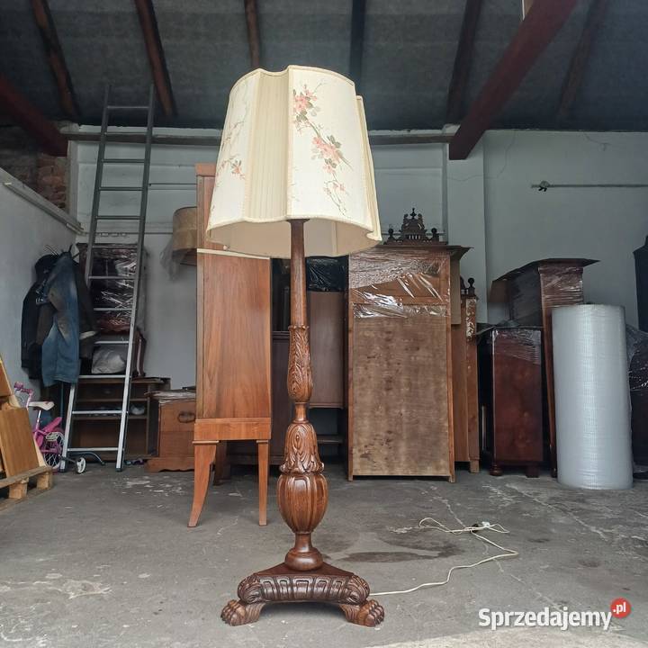 Eklektyczna Antyczna Lampa Podłogowa Bogato Meble Suchorzew