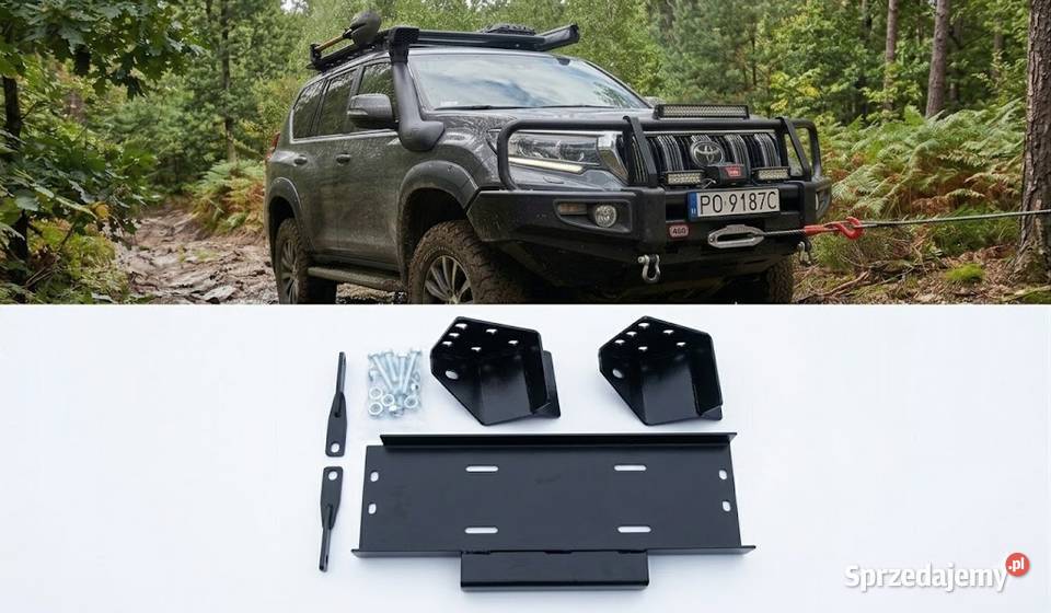 Płyta montażowa wyciągarki Toyota Land Cruiser osobowe Pasłęk