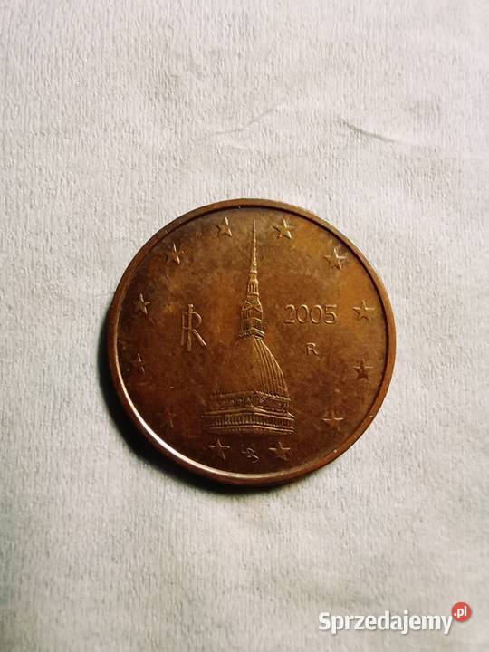 Włochy, 2 Euro Cent, 2005, Rome, Miedź