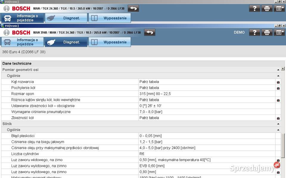 Esi 20 Pakiet Kts Truck OHW 2 na 36 miesięcy Bielsko-Biała