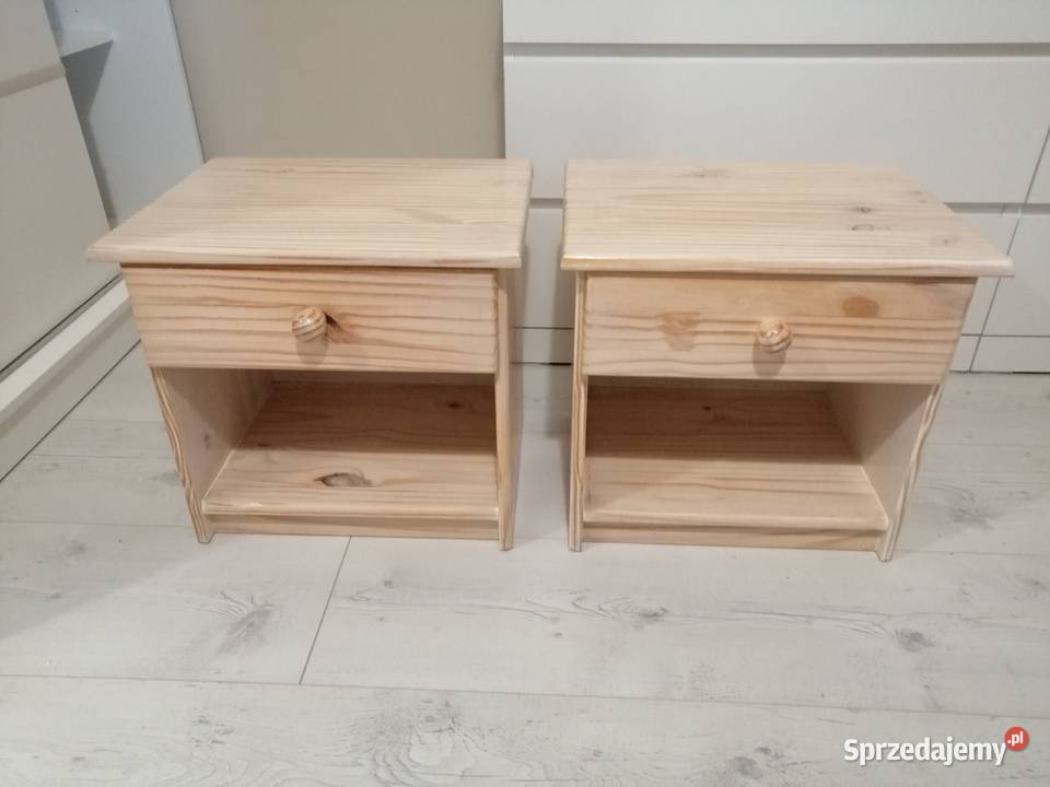 szafka nocna sosnowa Rościno