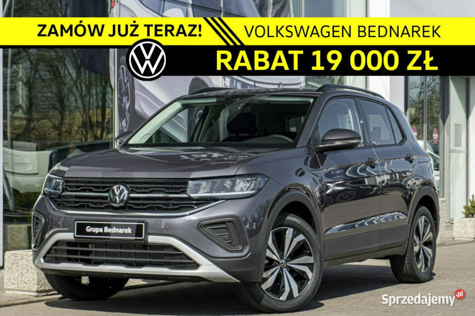 Volkswagen TCross Life Plus 10 TSI 95 szary Łódź