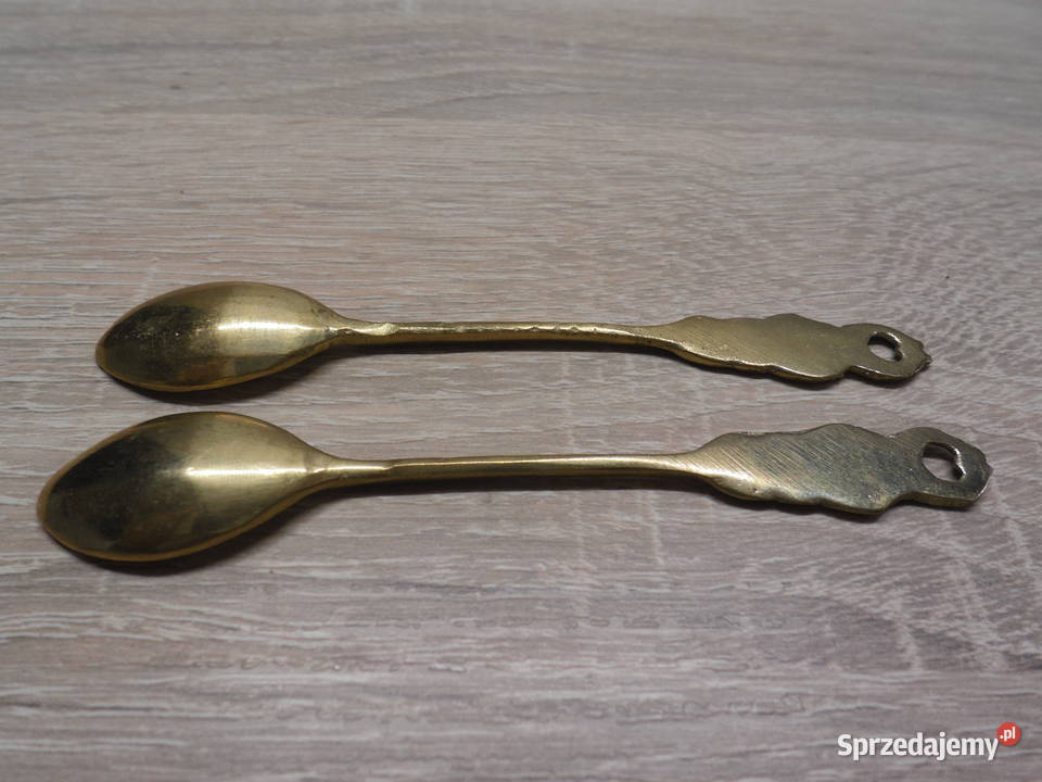 Łyżeczki mosiężne 2 Raszków