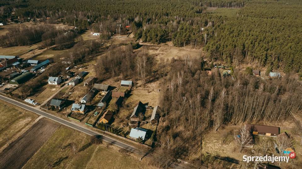 Wyjątkowa działka 8900 m z własnym lasem Bugiem Nieruchomości mazowieckie Bojany sprzedam