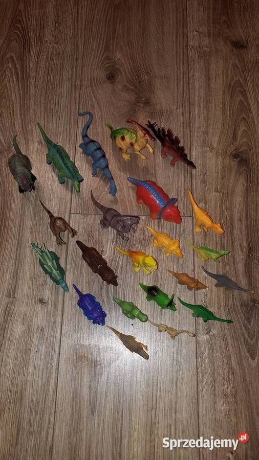 Dinozaury figurki 23 sztuki różne rozmiary 6155 Figurki Białystok