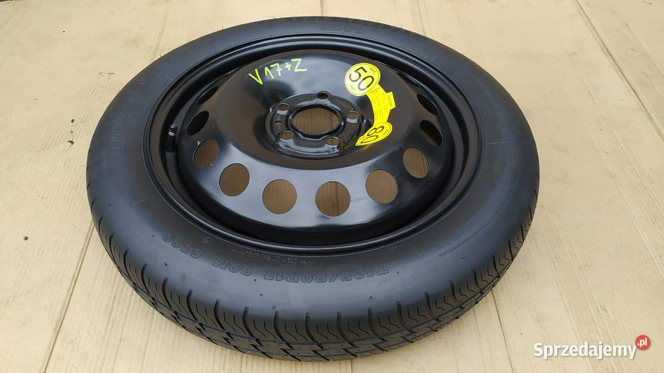 Orginał Koło dojazdowe 17 5x108 Volvo S60 V60 Miejska Górka sprzedam
