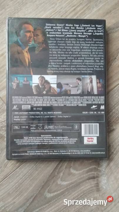 DVD Zły porucznik Wieliczka sprzedam