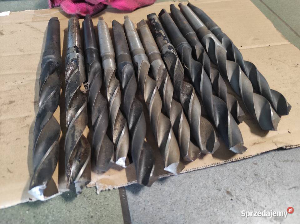 Wiertła do metalu ze stali HSS z chwytem sprzedam