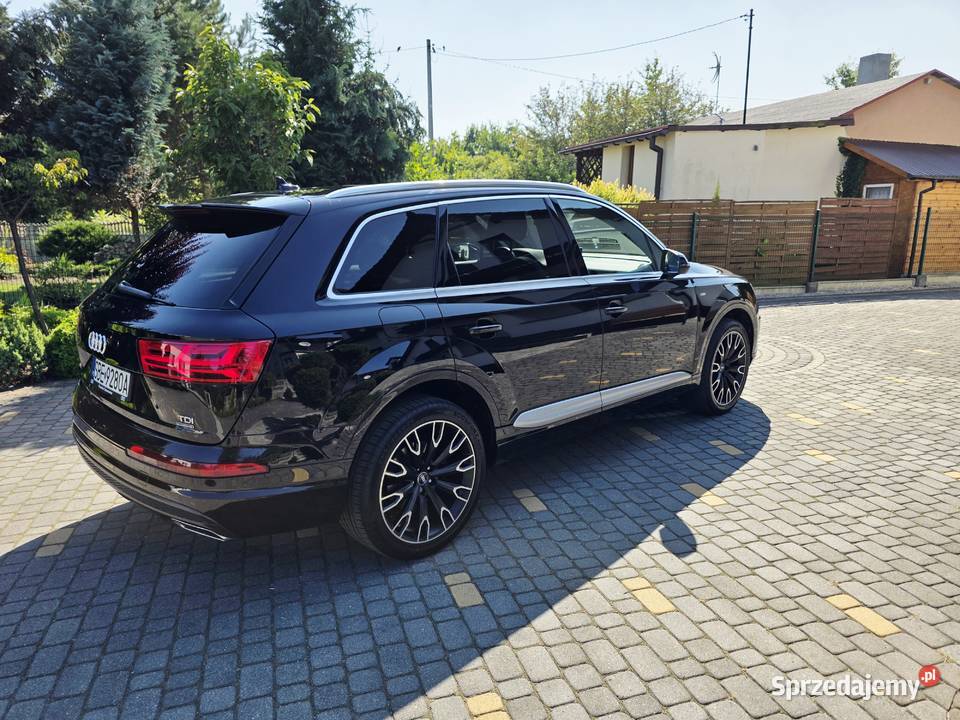 Audi Q7 30 TDI quattro S line Ultra Matrix LED czarny śląskie Będzin