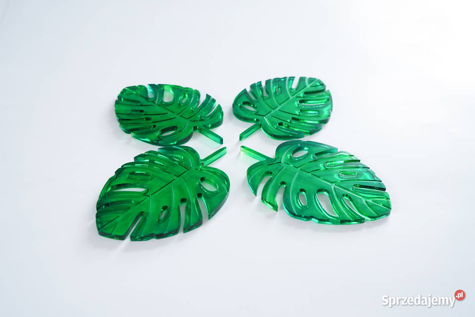 Podkładki pod kieliszki liście monstery Warszawa