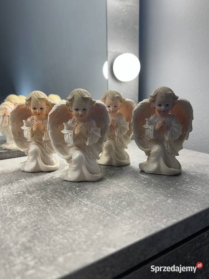 Anioł aniołek figurka 3 sztuki Jasło