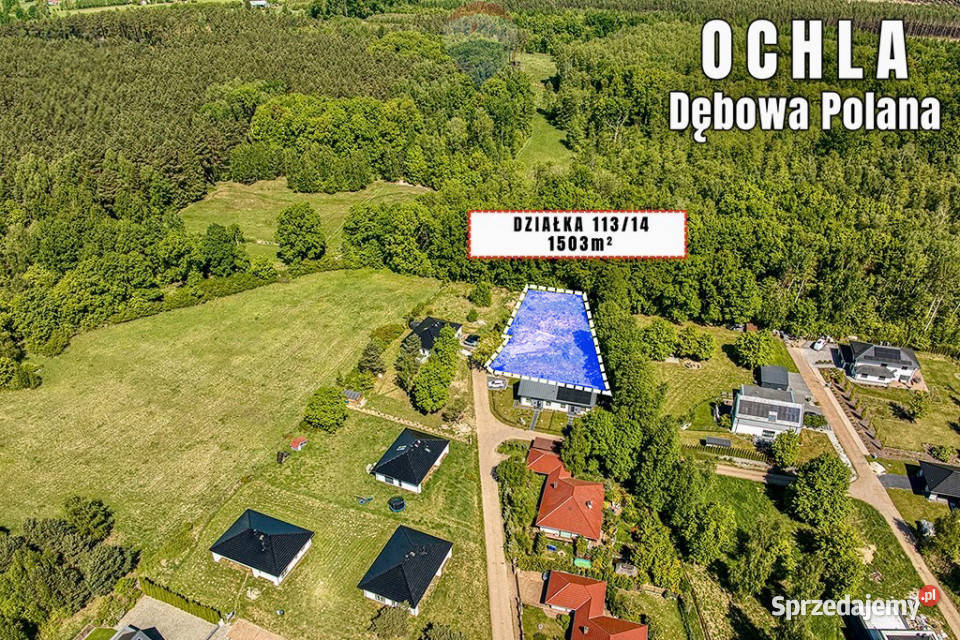 Działka na ekskluzywnym osiedlu Dębowa Polana 0m Zielona Góra