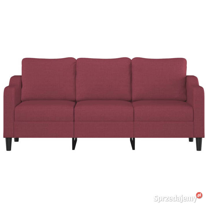 Sofa 3osobowa winna czerwień 180 cmtapicerowana Sofy i kanapy Warszawa