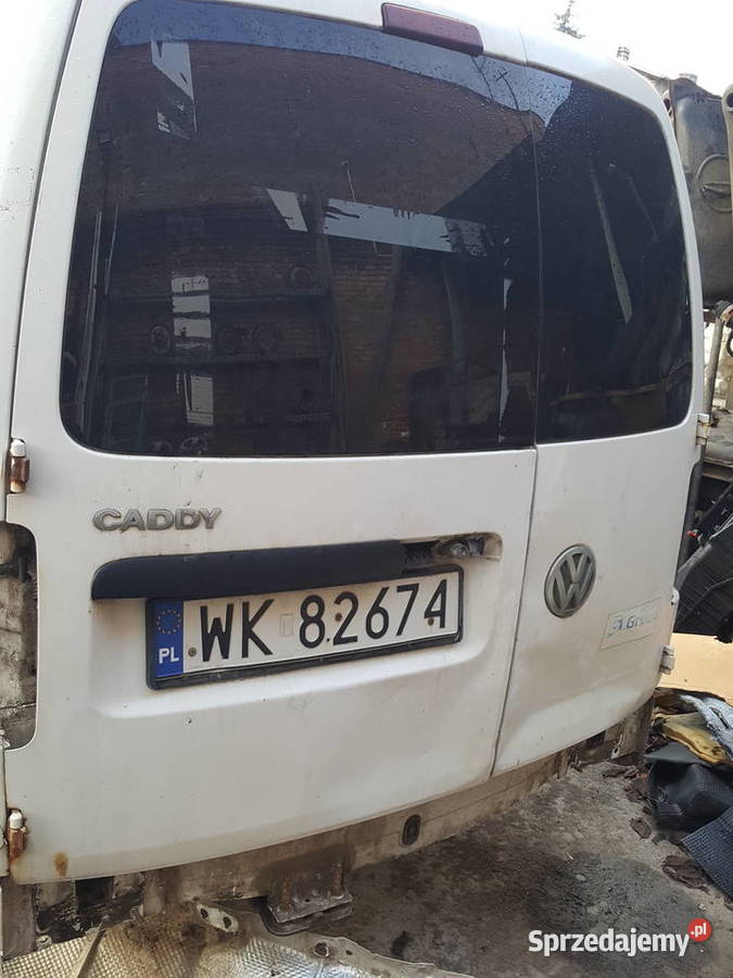 Drzwi tylne skrzydełkowe Vw Caddy 2 LP Gniewkowo sprzedam