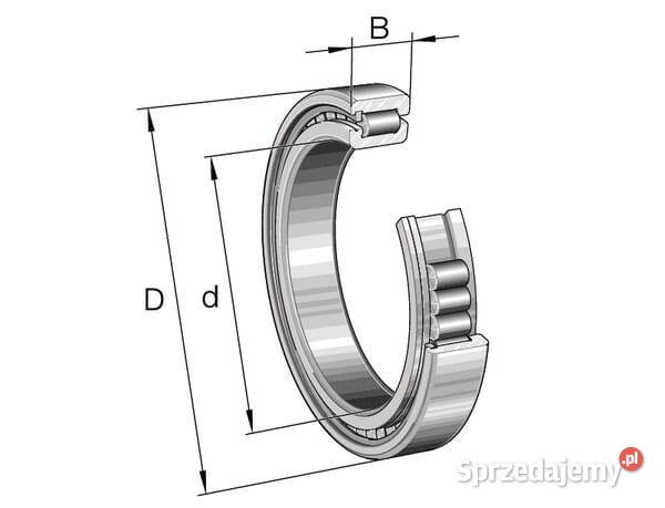 Łożysko walcowe 55x100x25 mm INAFAG Kamionna sprzedam
