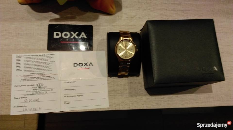 Złoty zegarek Doxa Tradition Pabianice