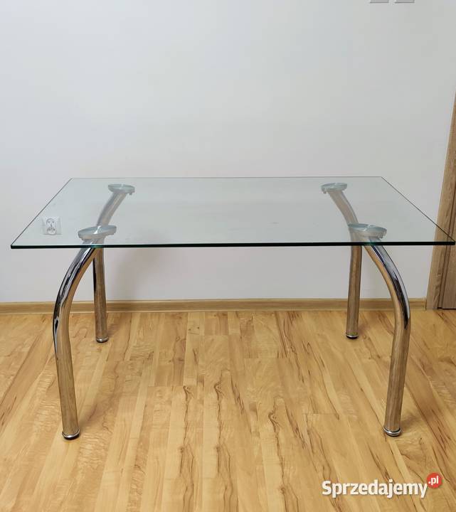 Stół szklany do salonu NOWOCZESNY Stolik GLAMOUR 74cm małopolskie Nowy Sącz sprzedam