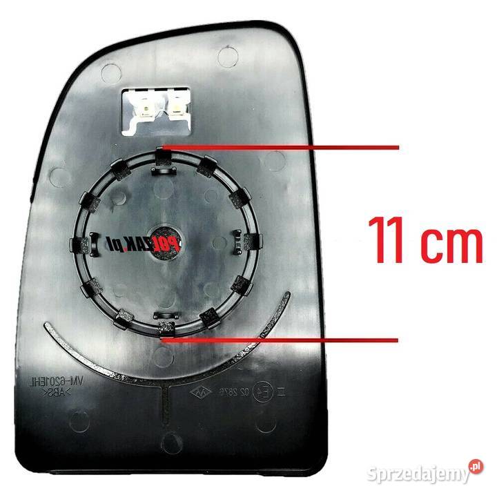 Wkład lusterka Prawy Ogrzewany moc 11 Fiat łódzkie Rawa Mazowiecka