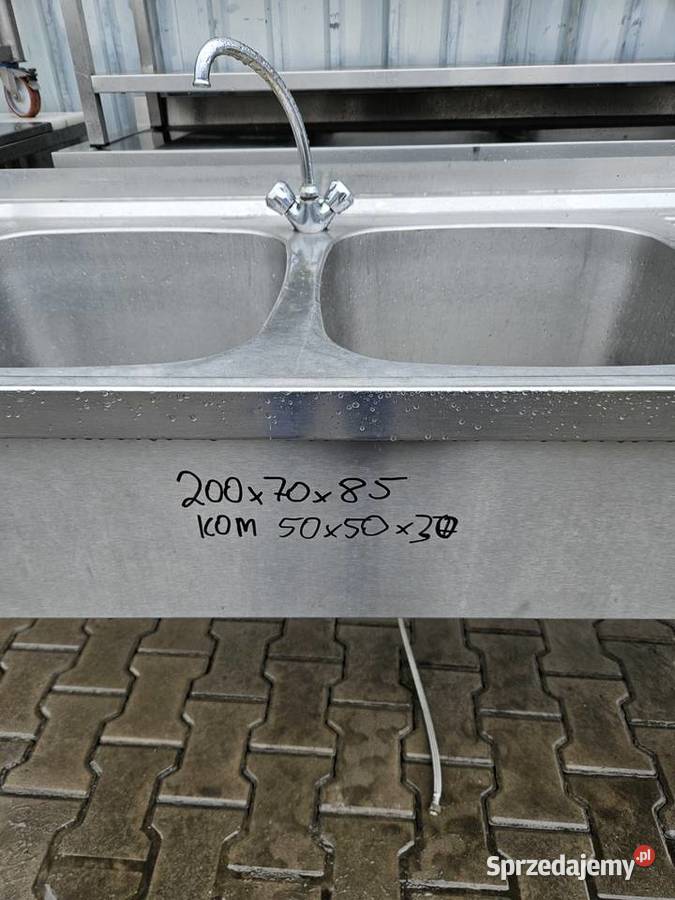 Zlew dwu komorowy 200x70x85 Krotoszyn