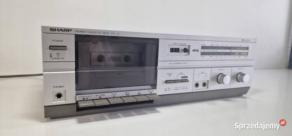 Magnetofon Sharp RT11 casette deck Międzychód