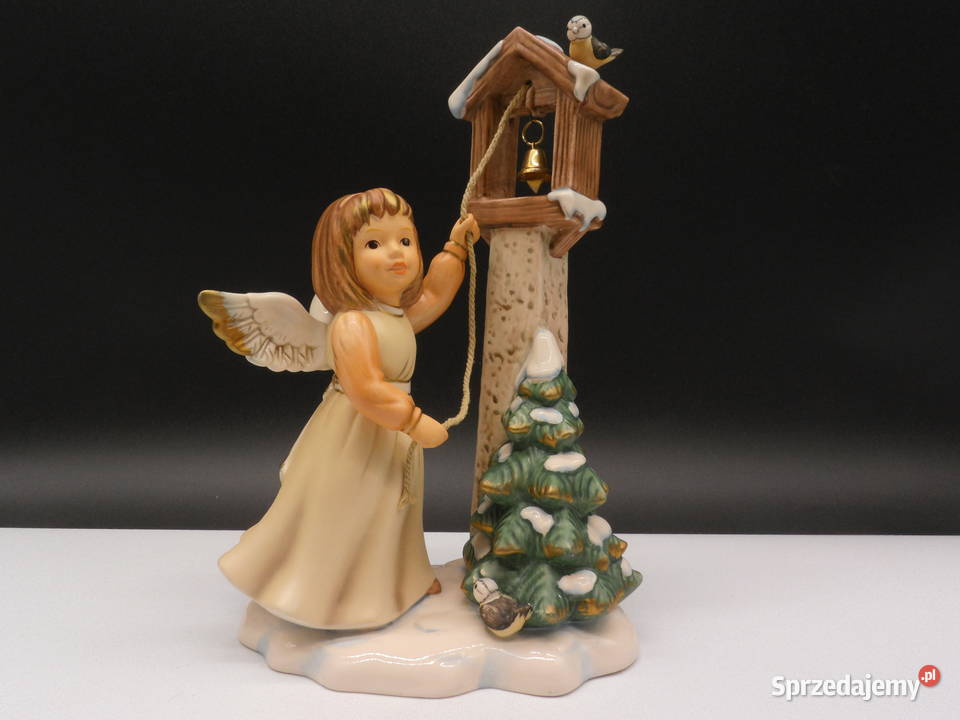 Przepiękna Figurka Porcelanowa GOEBEL Anioł Raszków