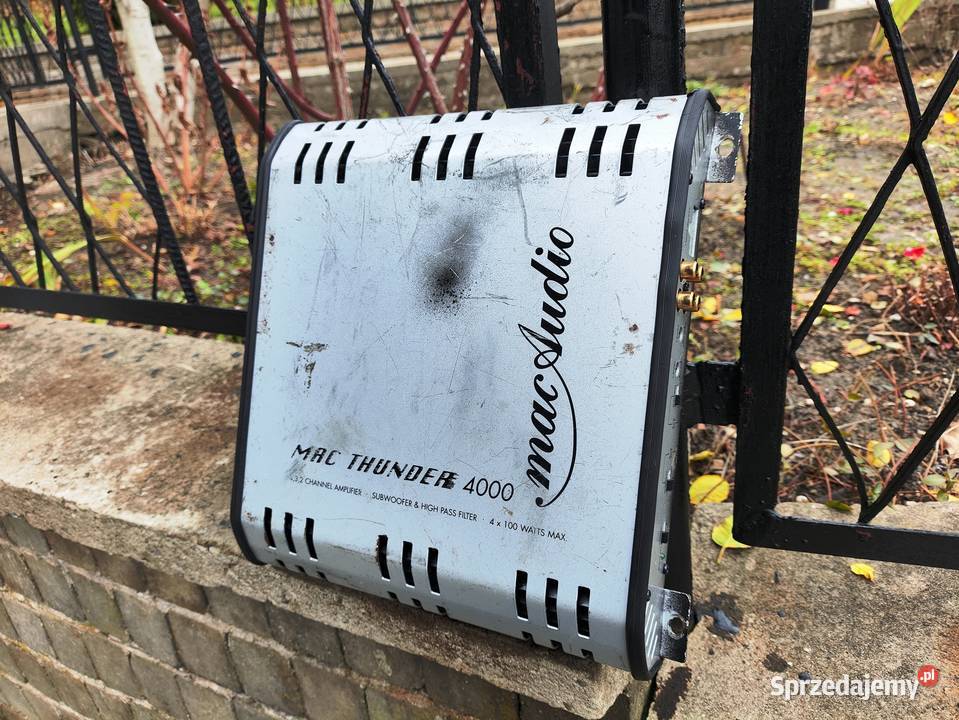 Wzmacniacz samochodowy 4 kanałowy Mac Audio Niegowonice