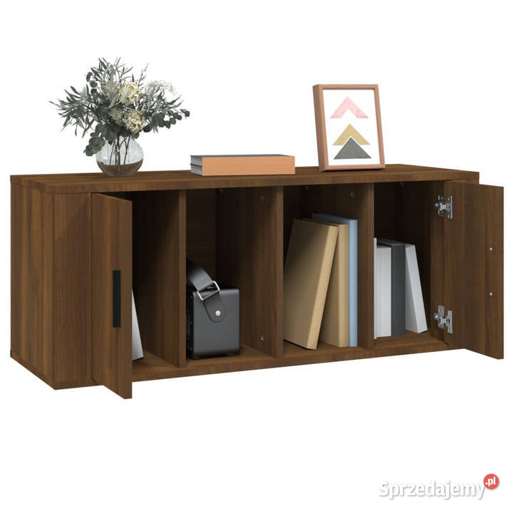 Szafka pod telewizor brązowy dąb 100x35x40 Warszawa
