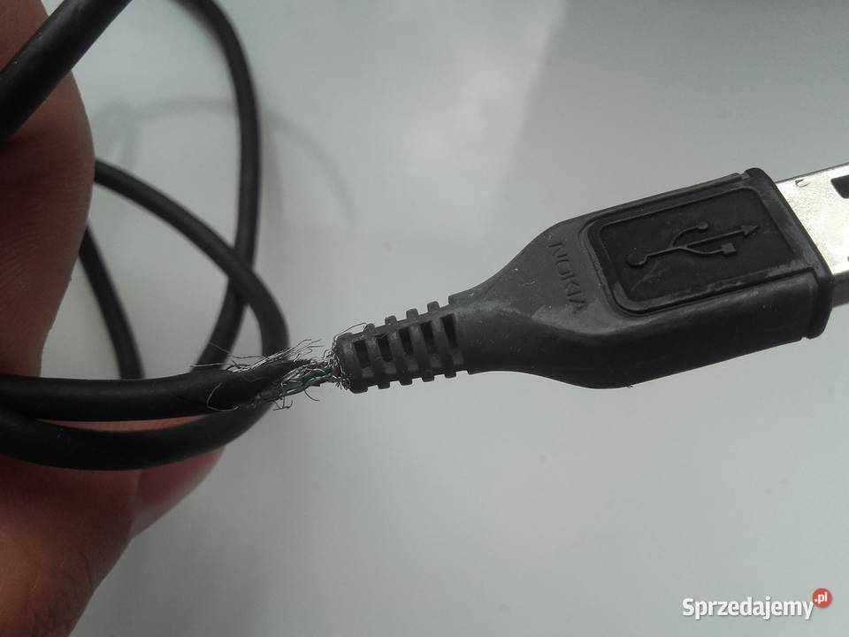 Kabel USB microUSB NOKIA CA101 115 czarny mocno Pozostałe kujawsko-pomorskie Bydgoszcz