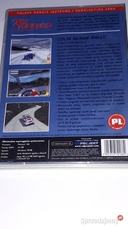 Colin McRae Rally PC CD BOX Codemasters Klasyka podlaskie