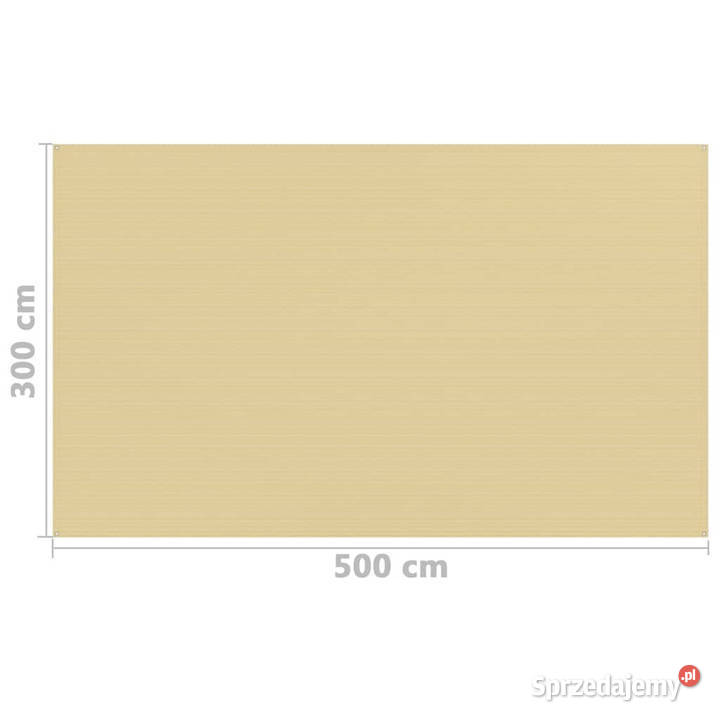 Wykładzina do namiotu 300 x 500 beżowa WM310769 Warszawa