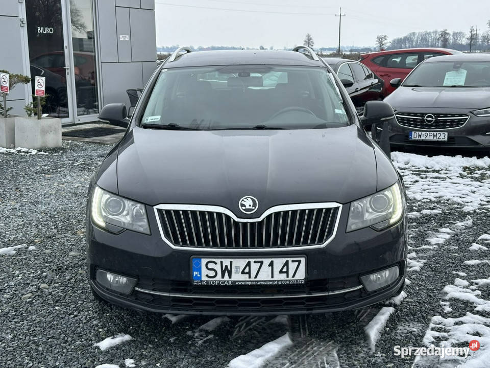 koda Superb 20 TDi 170 DSG 2014r lift Salon dolnośląskie Wojkowice