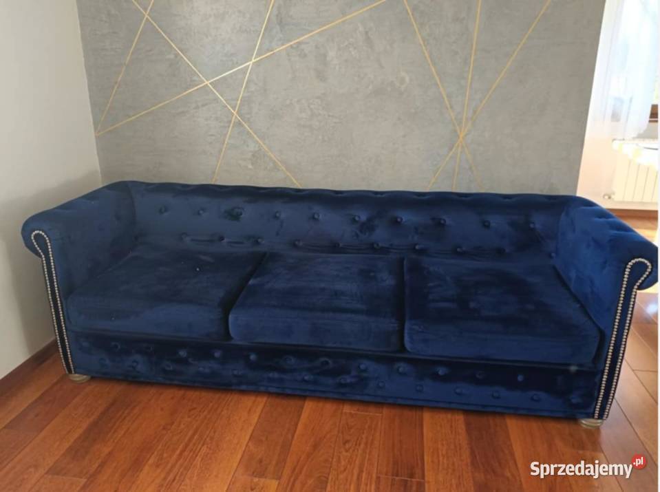 Sofa kanapa granatowa 230 x 75 x 65 małopolskie