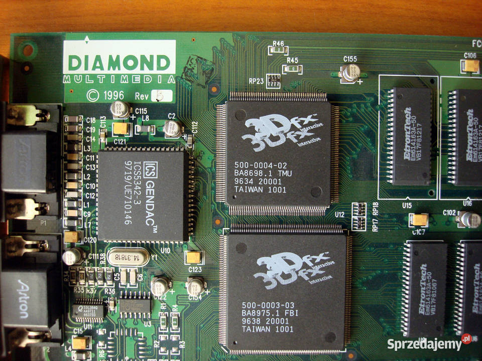 Akcelerator DIAMOND MONSTER 3D 3DFX VOODOO 4MB Kielce sprzedam