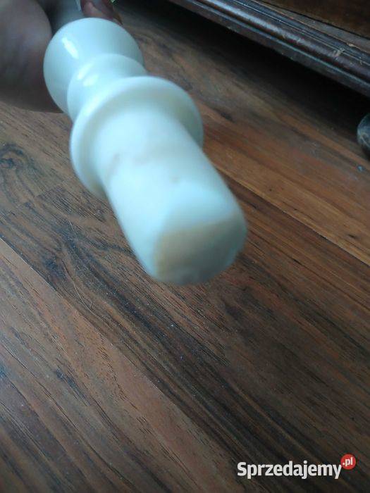 Szklana 19 wieczna patera ogromna uranowa Porcelana i szkło małopolskie sprzedam