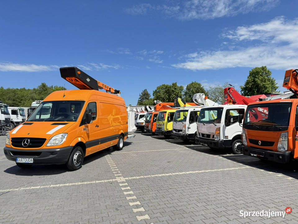 Mercedes Sprinter Zwyżka Podnośnik Koszowy manualna Motoryzacja Widełki