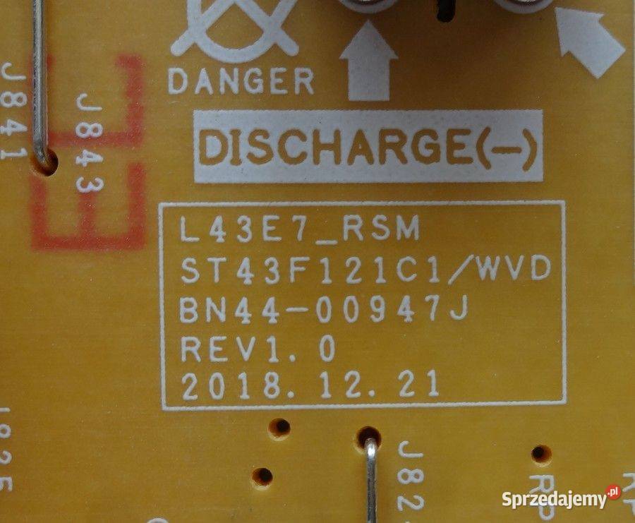 Zasilacz BN4400947J L43E7RSM Samsung UE43RU7092 Szczecin